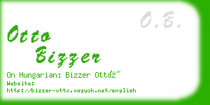 otto bizzer business card